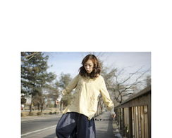 2012秋裝新原創文藝棉麻闊腿褲 清新文藝范的創作與演繹